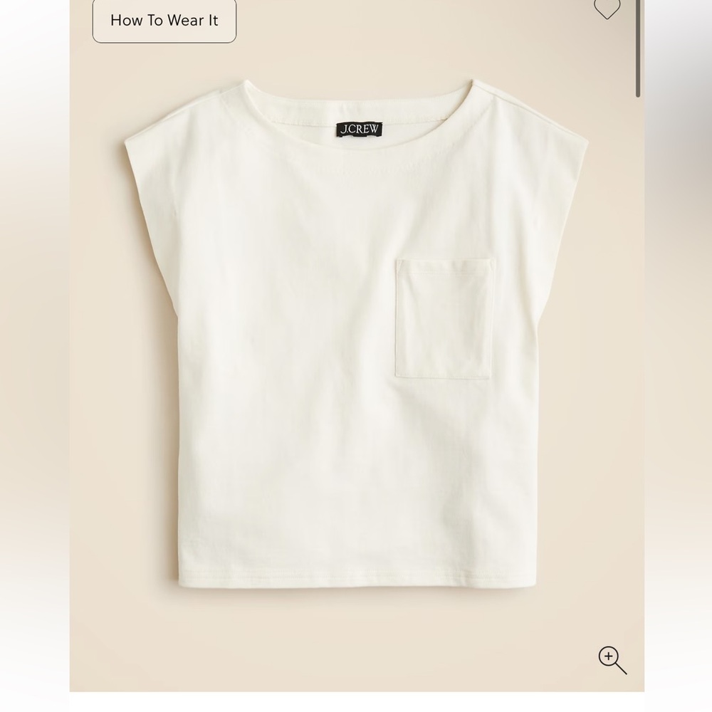 New mariner jersey boatneck muscle T-shirt